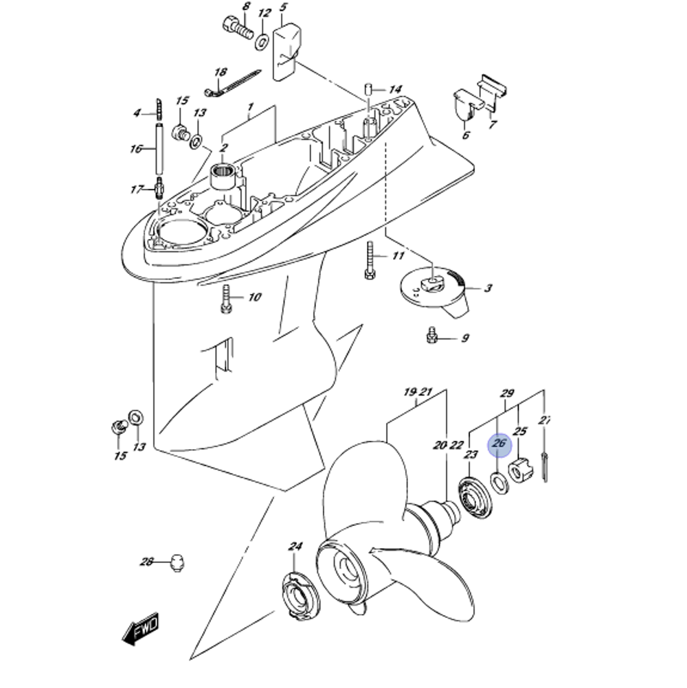 Шайба 09160-18028-000