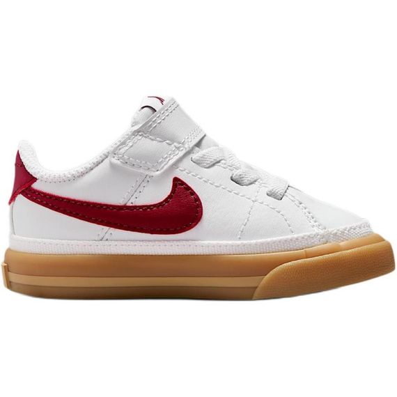 Наследие NIKE Court для маленьких белых/Республиканских женщин/Совместно-красных детей