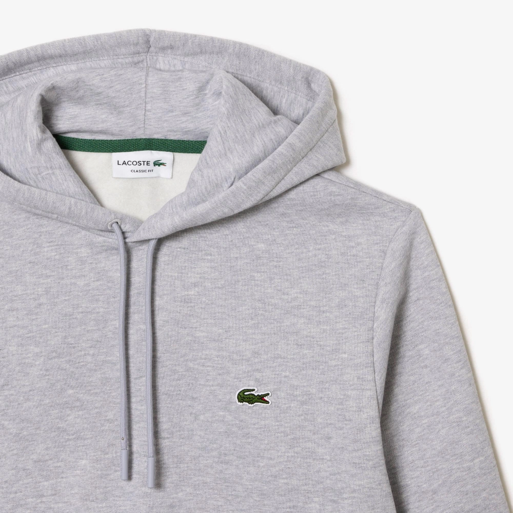 Худи Lacoste Fleece серое