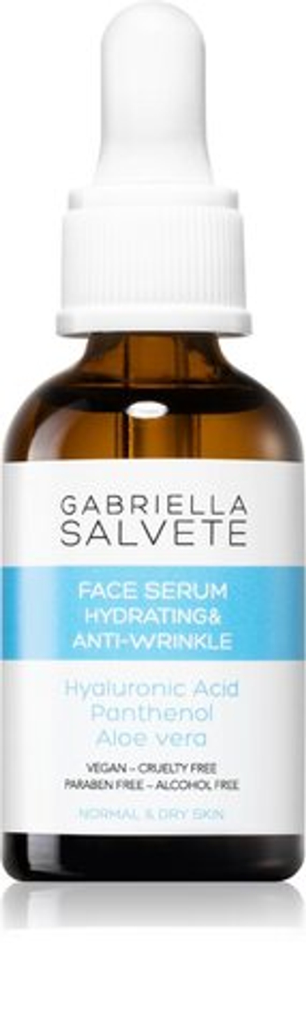 Gabriella Salvete Face Serum Anti-wrinkle & Hydrating - Антивозрастная увлажняющая сыворотка /   30  ml  / GTIN 8595017991417