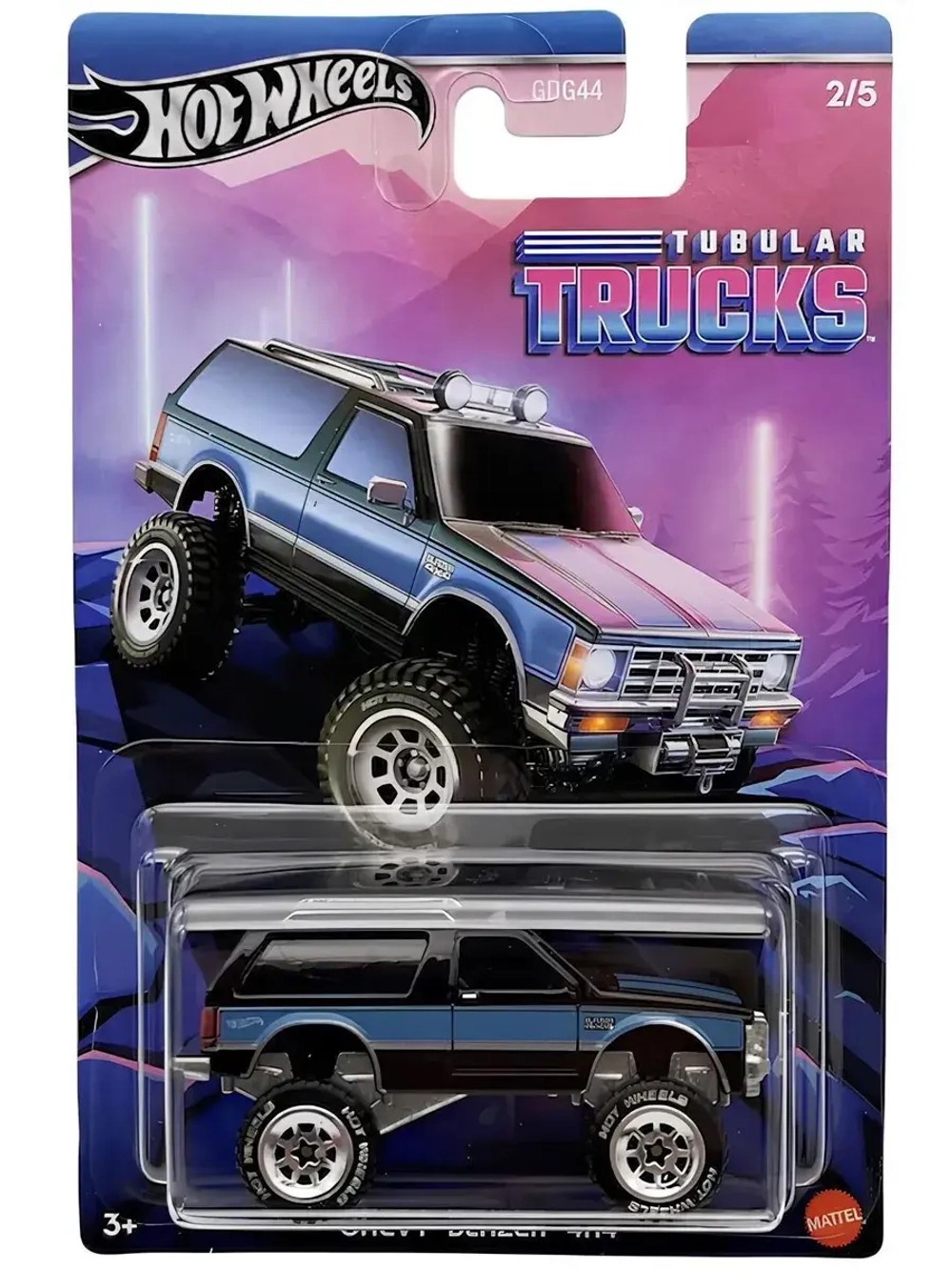 Машинка Хот Вилс Tubular Trucks Chevy Blazer 4X4 GDG44 HRR96