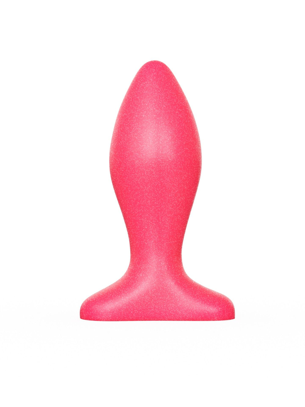 Анальная пробка LOVETOY розовая с платформой-восьмёркой