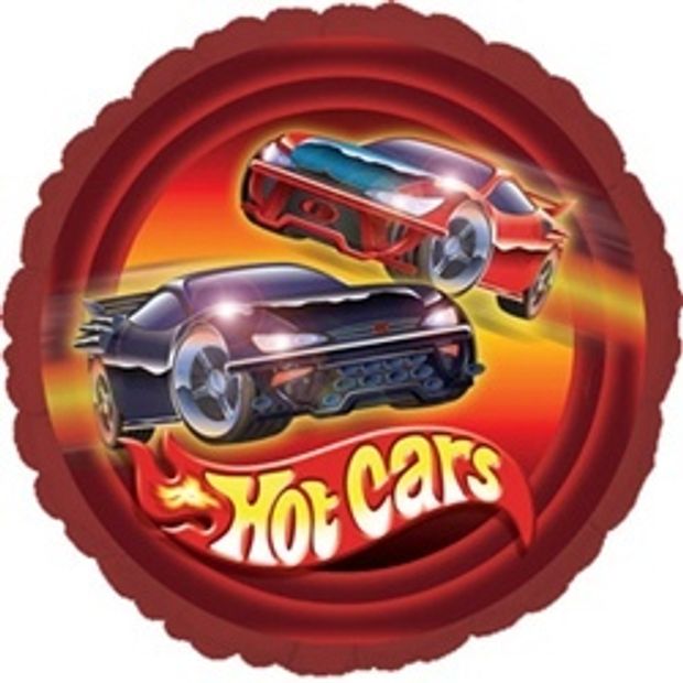 Шар круг 18" / 46 см "Тачки" Hot Wheels (БГ-15)