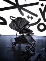 Коляска 2 в 1 Cybex Melio Street Real Black с дождевиком