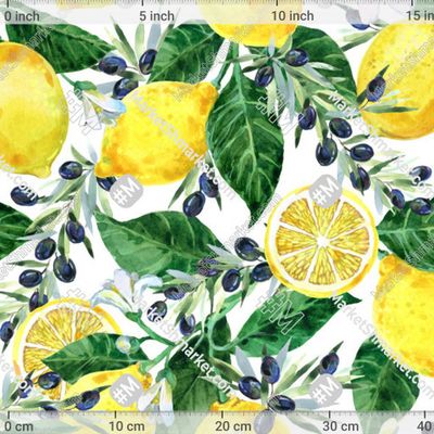 лимоны и оливки by FineArt 288 DPI
