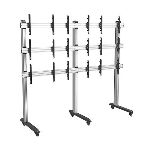 Стойка для видеостены напольная Wize VWM3X3-55