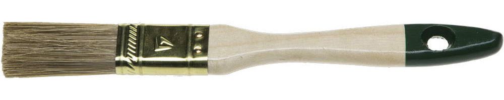 Кисть плоская STAYER ″LASUR-STANDARD″, смешанная (натуральная и искусственная) щетина, деревянная ручка, 20мм