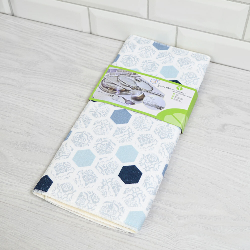 Коврик для сушки посуды 38*50см, полиэстер, микс NNKS5