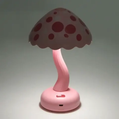 Настольная лампа «Sweet - Гриб» LED 13,2*19,5 см, USB 3w 3.7v, Розовый