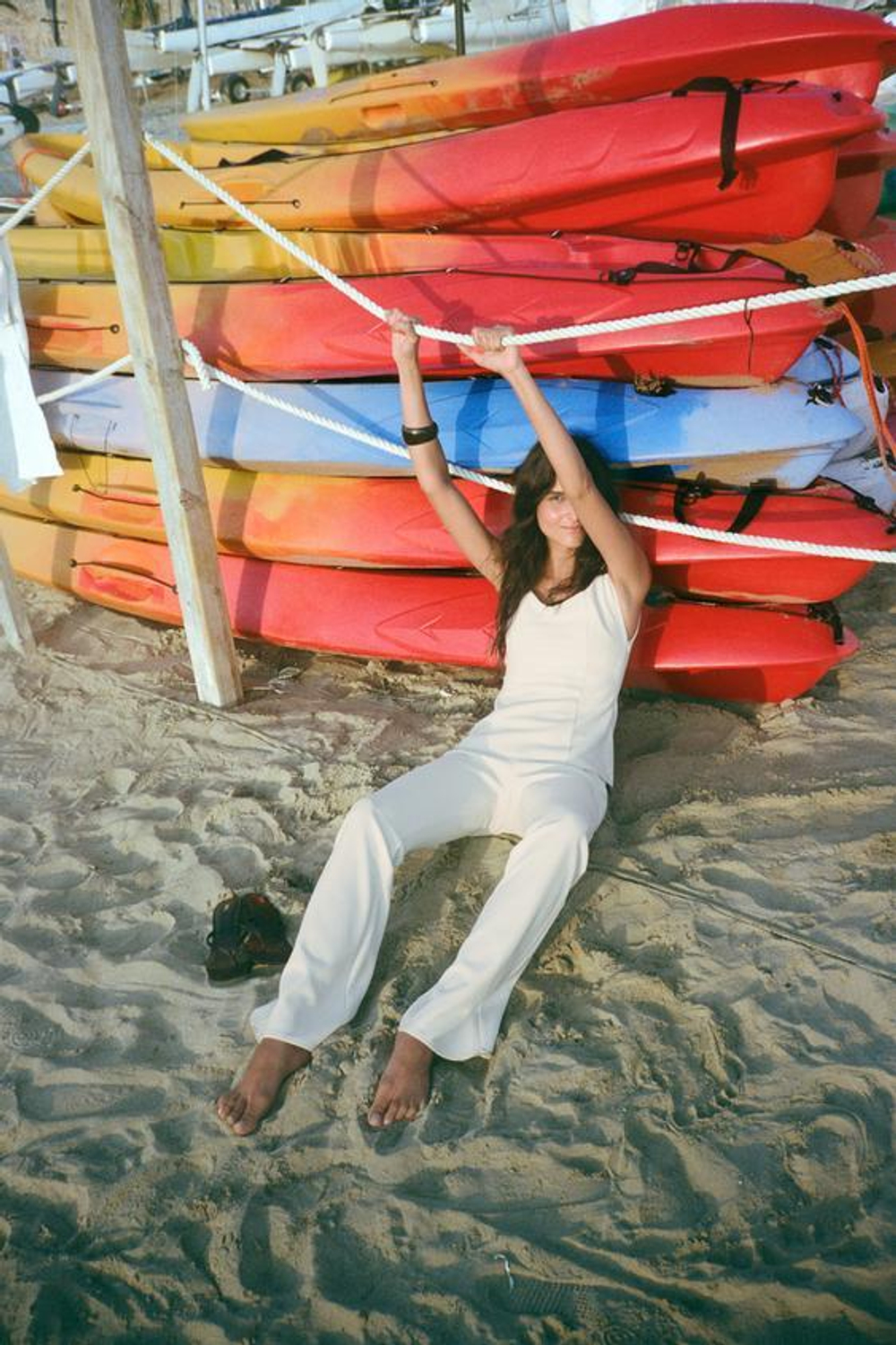 ZARA БРЮКИ FLARE ИЗ КРЕПА, БЕЛЫЙ