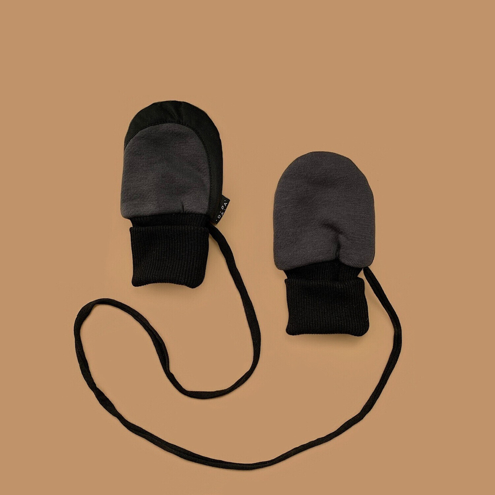 Легкие варежки (темно-серый)