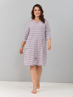 Халат Хм-562/бежевый-полоса