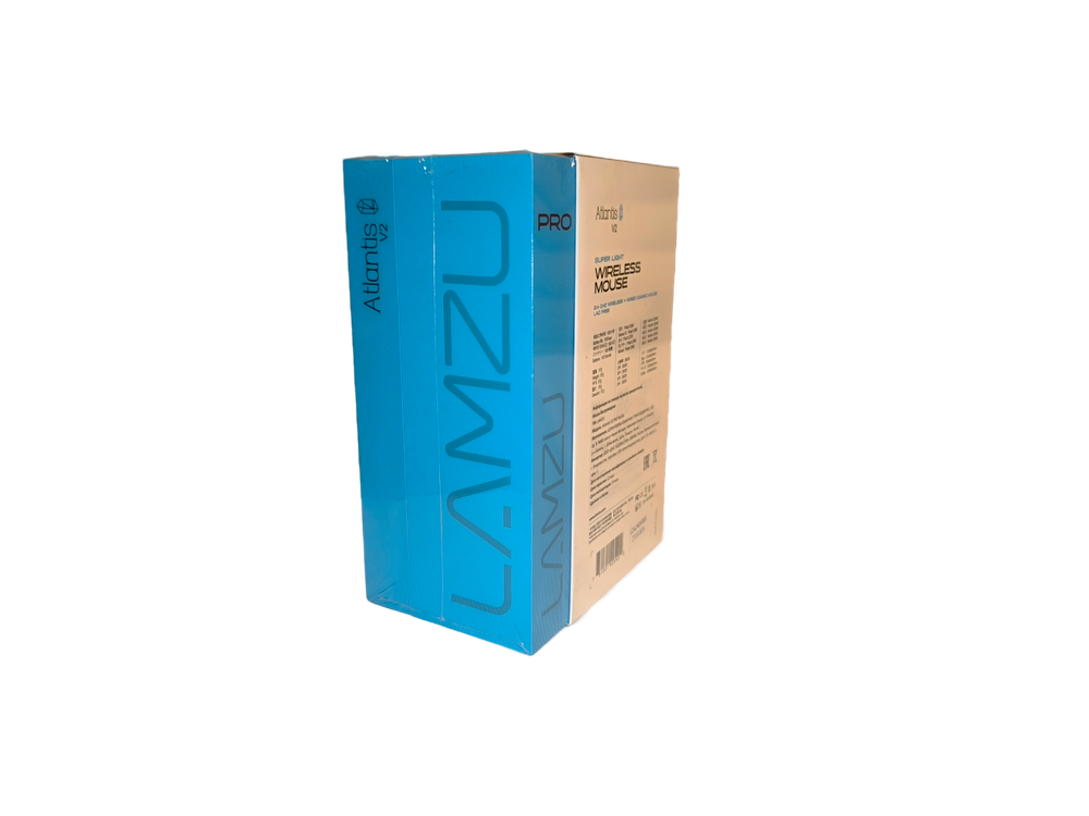 Компьютерная мышь LAMZU Atlantis V2 (Nordic MCU, 4K Hz, белая) — игровая мышь