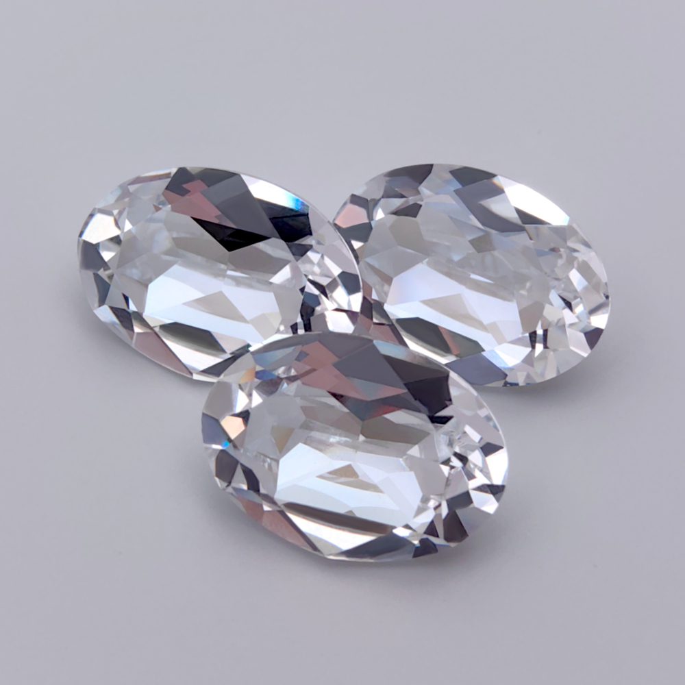 Swarovski 4120 Oval FS, Crystal Ignite