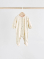 Комбинезон / Cлип и шапочка в комплекте для девочек Next AA5-449, 3 шт., Бежевый