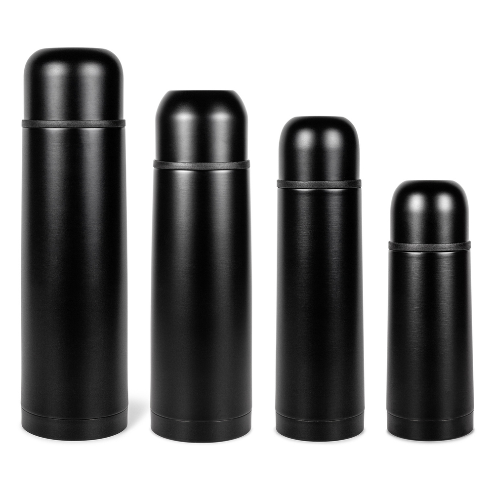 Термос Relaxika 101 (0,35 литра), черный (без лого)