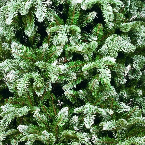 Елка Нормандия утонченная заснеженная 185 см., литая хвоя+пвх, Triumph Tree (73855)