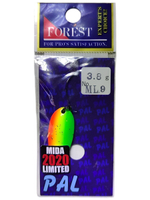 Блесна PAL Forest 3.8g на форель, голавль, хариус, Форест МИУ forest miu / dohna / rooney