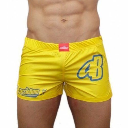 Мужские плавательные шорты желтые Aussiebum Beach Shorts