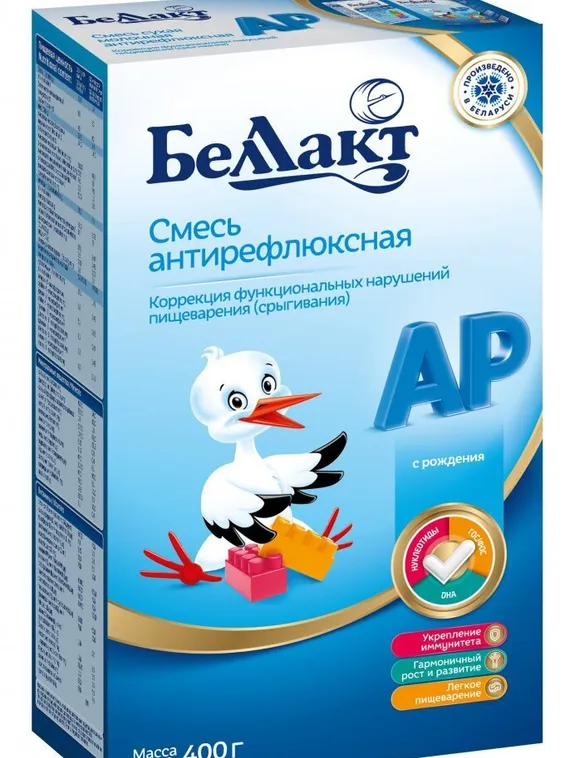 Смесь Беллакт антирефлюкс + 400 г с рожд пач.