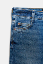 Z1975 Мини-джинсы с расклешенными брючинами и высокой талией - ZARA