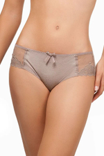 Трусы-шорты Erin с вышивкой (Размер: 42) (Цвет: кофейный)