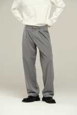 Брюки широкие | grey