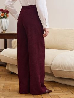 Брюки палаццо вельветовые