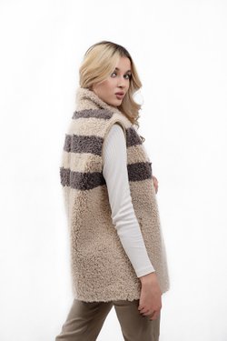 Жилет женский из овчины