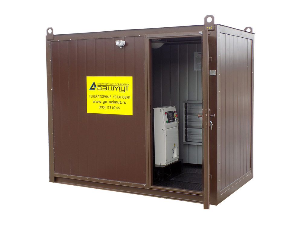 Дизельный генератор Азимут АД-160С-Т400-2РНМ20 FTP-Iveco в контейнере с автозапуском