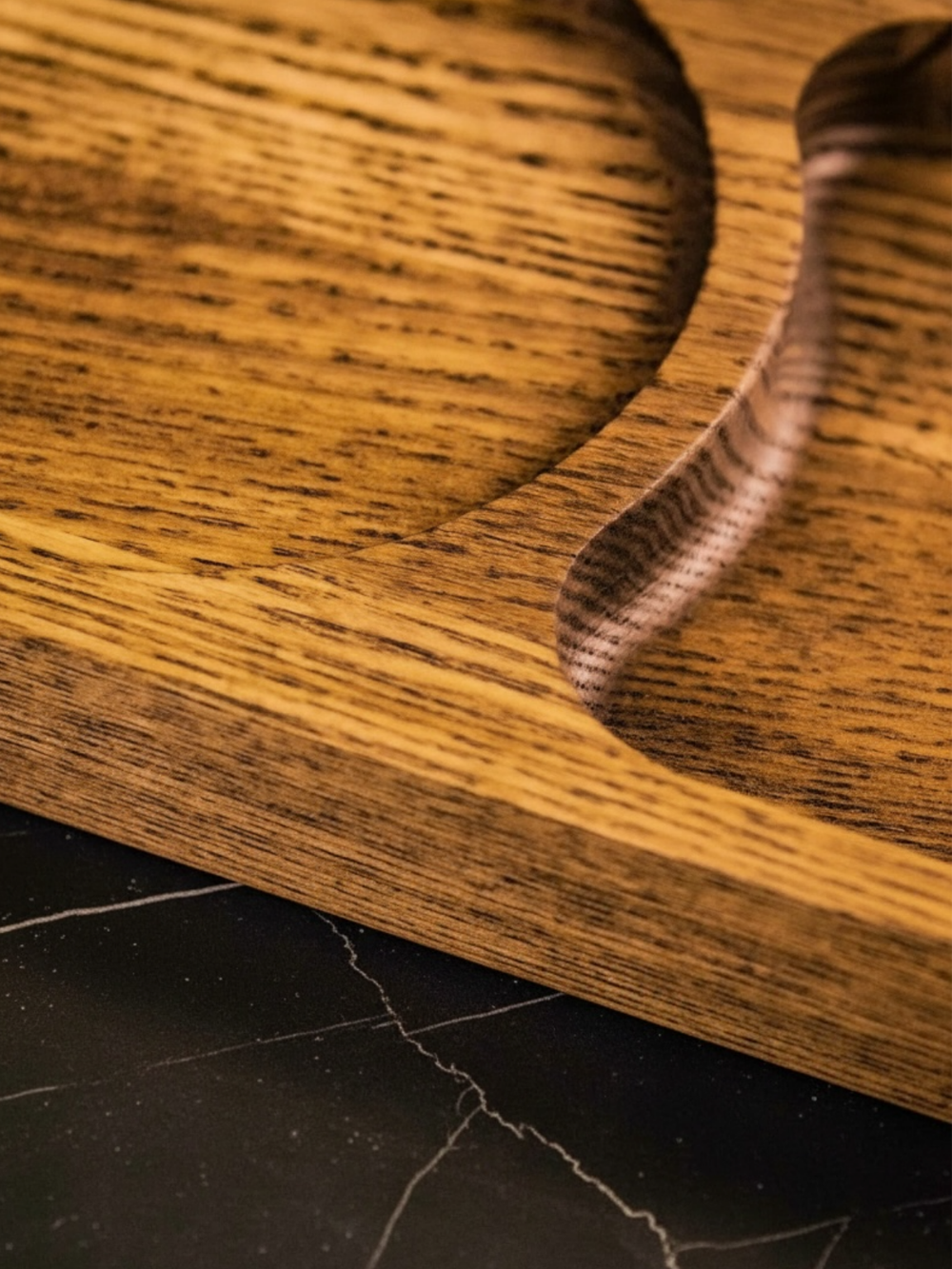 Подставка-поднос под кружку деревянная