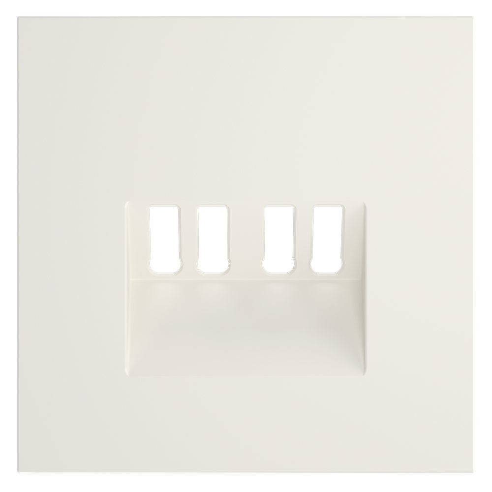 Накладка для розетки акустической 4-местной , S70 (хлопок)