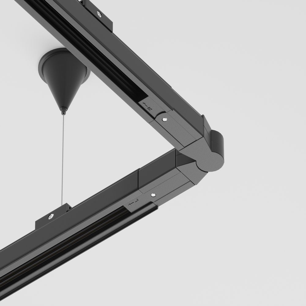 Коннектор гибкий для трехфазного шинопровода Maytoni Trinity TRA005CS-31B