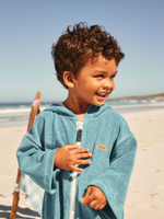 Халат махровый пляжный для мальчика Next E92-309, Голубой