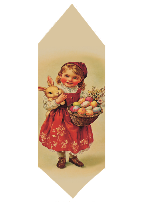 Конфета вафельная Пасхальная "ХРИСТОС ВОСКРЕСЕ!", 30 г девочка