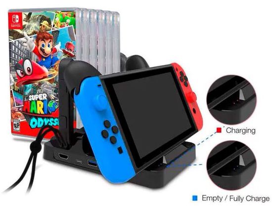 Зарядная станция DOBE Omnipotent Charging Stand для Nintendo Switch (TNS-854)