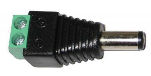 DC-04M Разъем питания (папа) 2.1мм., колодка под винт