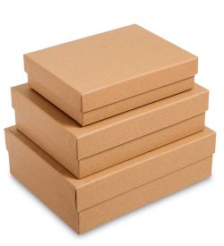 WG-111 Набор коробок из 3шт «Браун»