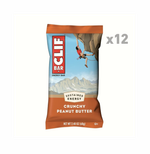 Clif Bar —Протеиновые батончики со вкусом арахисового масла — Сделано из органического овса — 11 г белка — Не содержит ГМО — На растительной основе — Энергетические батончики