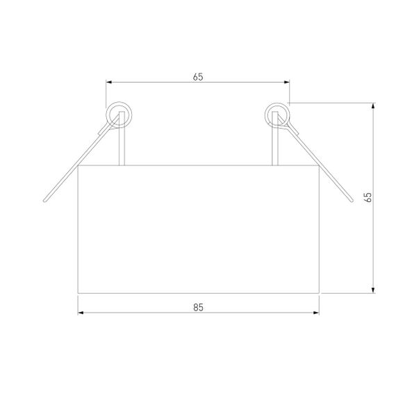 Встраиваемый светодиодный светильник Elektrostandard Glam 25095/LED a065710