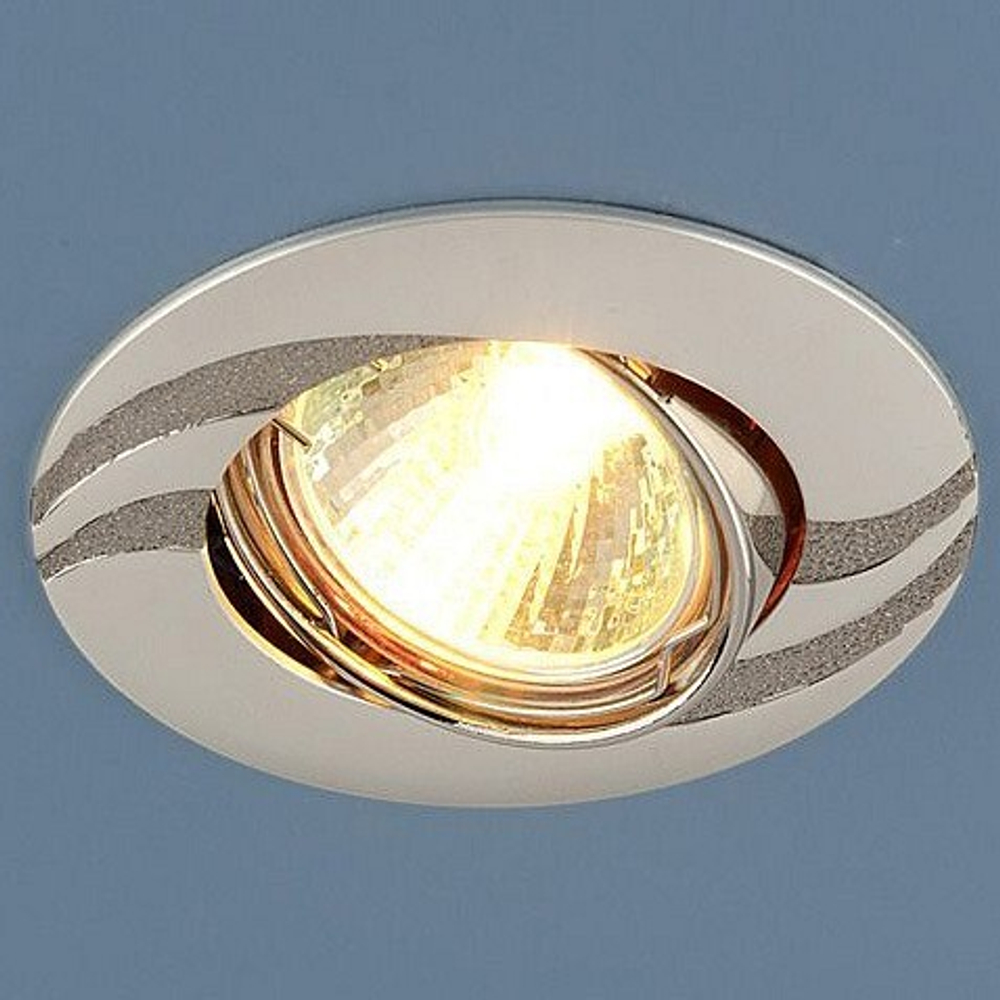 Встраиваемый светильник Elektrostandard 8012 MR16 PS/N перл. серебро/никель