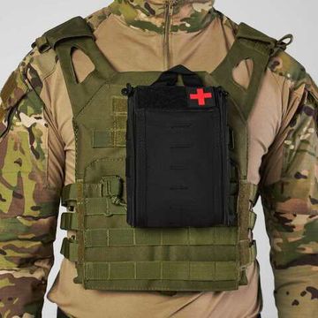 Тактическая подвесная аптечка BL091 black