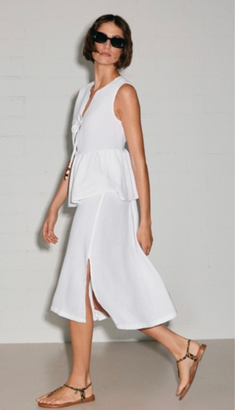 Блузка без рукавов в непринужденной посадке с завязками s.Oliver