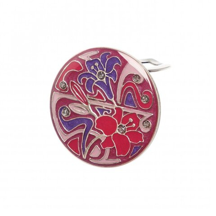 Зажим для платка Clara Bijoux лилия 11-03908 V