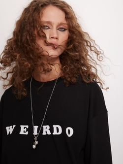 Лонгслив Weirdo, черный