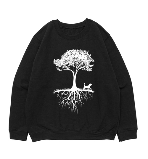 Свитшот "Бигль у дерева"