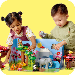 Конструктор LEGO DUPLO - Азиатские дикие животные 10974