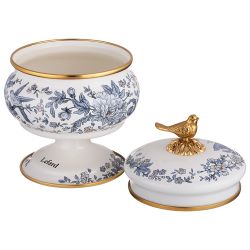 САХАРНИЦА LEFARD ЭМАЛИРОВАННАЯ НА НОЖКЕ, СЕРИЯ ROYAL GARDEN, 0,85Л