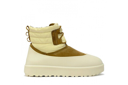 UGG Classic Mini Lace-Up Weather Chestnut Whitecap