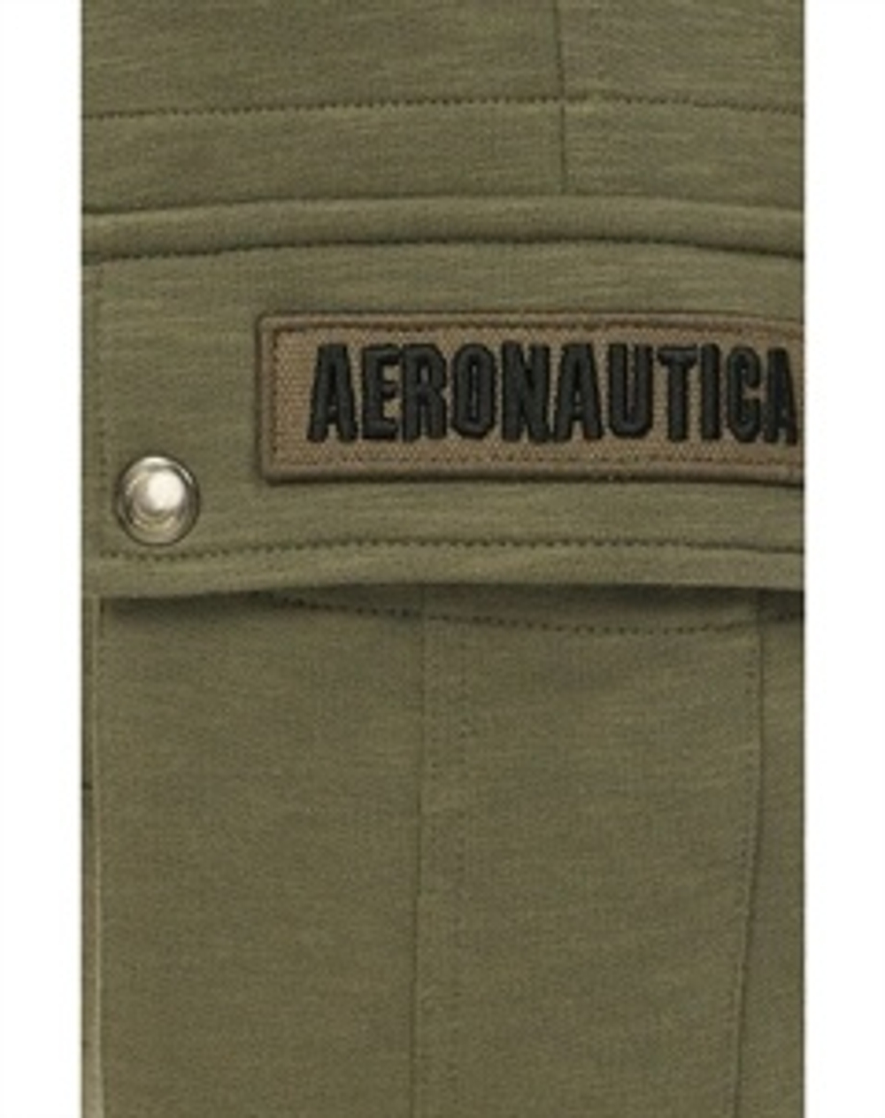 Брюки муж. Aeronautica 982 хаки нашивка